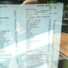 Kékes Zöld Étterem, Gyöngyös - Étlap/itallap