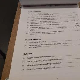 Kelemen-Ház Étterem & Szabadidő központ Makó - Étlap/itallap