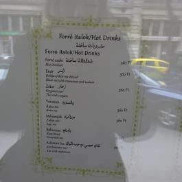 Kelet Csillaga Kávé- & Teaház Budapest - Étlap/itallap