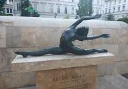 Keleti Ágnes szobra Budapest
