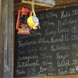 Keszegsütő Budapest - Étlap/itallap