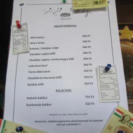 Kettőspont Kávézó Biatorbágy - Étlap/itallap