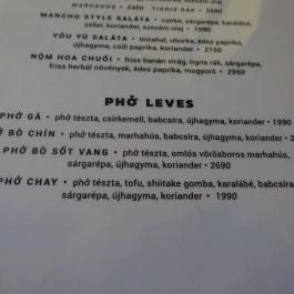 Khan Food & Bar Budapest - Étlap/itallap