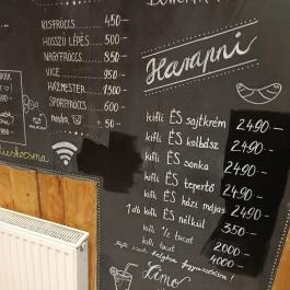 Kifli & Kocsma Budapest - Étlap/itallap