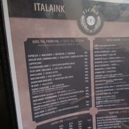 Kis Fecske Presszó Budapest - Étlap/itallap