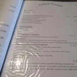 Kisbojtár Vendéglő - Óbuda Budapest - Étlap/itallap