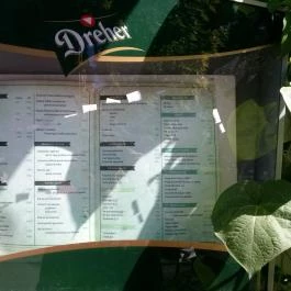 Kisbojtár Vendéglő - Dagály utca, Budapest - Étlap/itallap