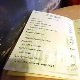 Kisfaludy Étterem, Sümeg - Étlap/itallap