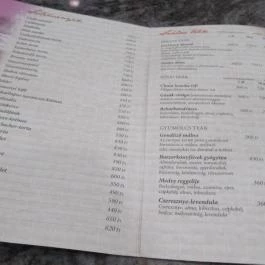 Kiskézműves Cukrászda Békéscsaba - Étlap/itallap