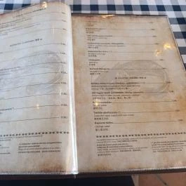 Kiskőrössy Halászcsárda Szeged - Étlap/itallap