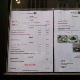 Kiskukta Étkezde Budapest - Étlap/itallap
