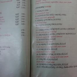  Kispipa Halászcsárda Miskolc - Étlap/itallap