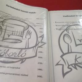 Kóborló Vendéglő Mátrafüred - Étlap/itallap