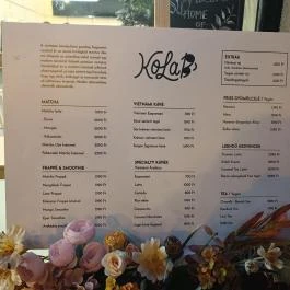 KOLAB Café - 7. kerület Budapest - Étlap/itallap
