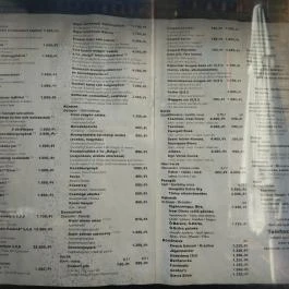 Kolbászda Vendéglátó Gasztronómiai Kft., Budapest - Étlap/itallap