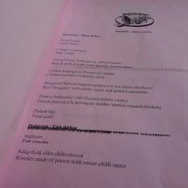 Kolette Bistro Budapest - Étlap/itallap