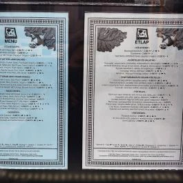 Kőleves Vendéglő, Budapest - Étlap/itallap