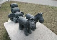 Kolodko: Dreher söröskocsi miniszobor Budapest