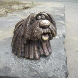 Kolodko: Egyszer volt Budán kutyavásár miniszobor Budapest - Egyéb