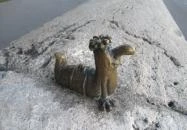 Kolodko: Főkukac miniszobor Budapest