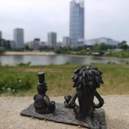 Kolodko: Leo és Fred miniszobor Budapest, Budapest - Külső kép