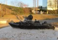 Kolodko: Orosz hadihajó miniszobor Budapest