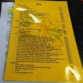 Kölyökvadon Játszóház Étterem - Récsei Center Budapest - Étlap/itallap