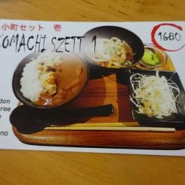 Komachi Bistro Budapest - Étlap/itallap