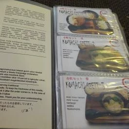 Komachi Bistro Budapest - Étlap/itallap