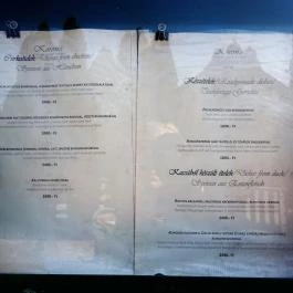 Korona Étterem & Cukrászda Érd - Étlap/itallap