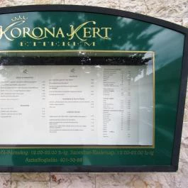Koronakert Étterem Budapest - Egyéb