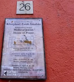 Középkori Zsidó Imaház