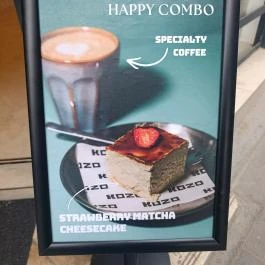 KOZO - Cheesecake & Specialty Coffee, Budapest - Étel/ital