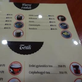 Krém Kávézó - World Mall Budapest - Étlap/itallap