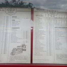 Kristály Cukrászda, Budapest - Étlap/itallap