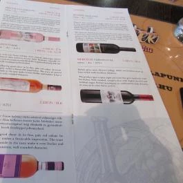 KRTEK, a Csehu Budapest - Étlap/itallap