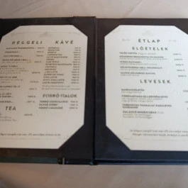 Külvárosi Kávéház & Étterem, Budapest - Étlap/itallap