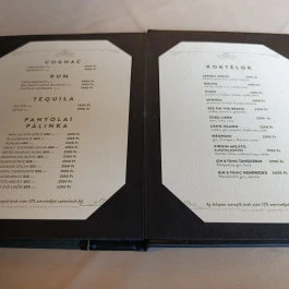 Külvárosi Kávéház & Étterem, Budapest - Étlap/itallap