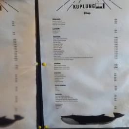 Kuplung Budapest - Étlap/itallap