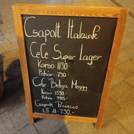 Kvaterka VH5 Bisztró, Miskolc - Étlap/itallap