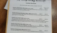 Kvaterka VH5 Bisztró Miskolc - Étlap/itallap