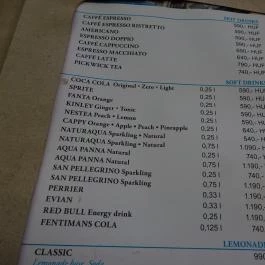 La Bodeguita del Medio Budapest - Étlap/itallap