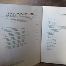 La Fabbrica, Budapest - Étlap/itallap