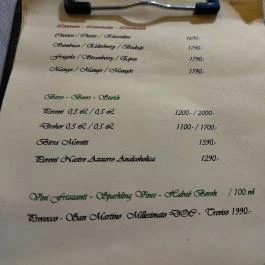 La Famosa Budapest - Étlap/itallap