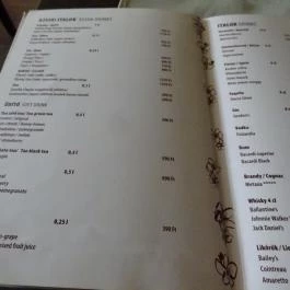 La Guna Sushi Bár Budapest - Étlap/itallap