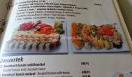 La Guna Sushi Bár Budapest - Étlap/itallap