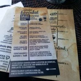 La Mimosa Budapest - Étlap/itallap