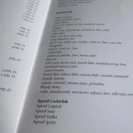 La Pampa Steakhouse, Budapest - Étlap/itallap