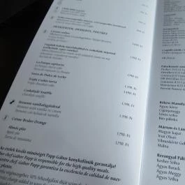 La Pampa Steakhouse, Budapest - Étlap/itallap