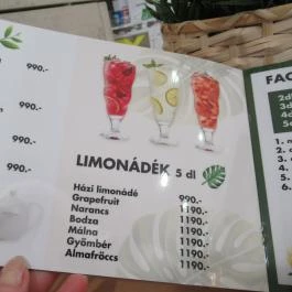 La Rose Boulangerie - Westend Budapest - Étlap/itallap